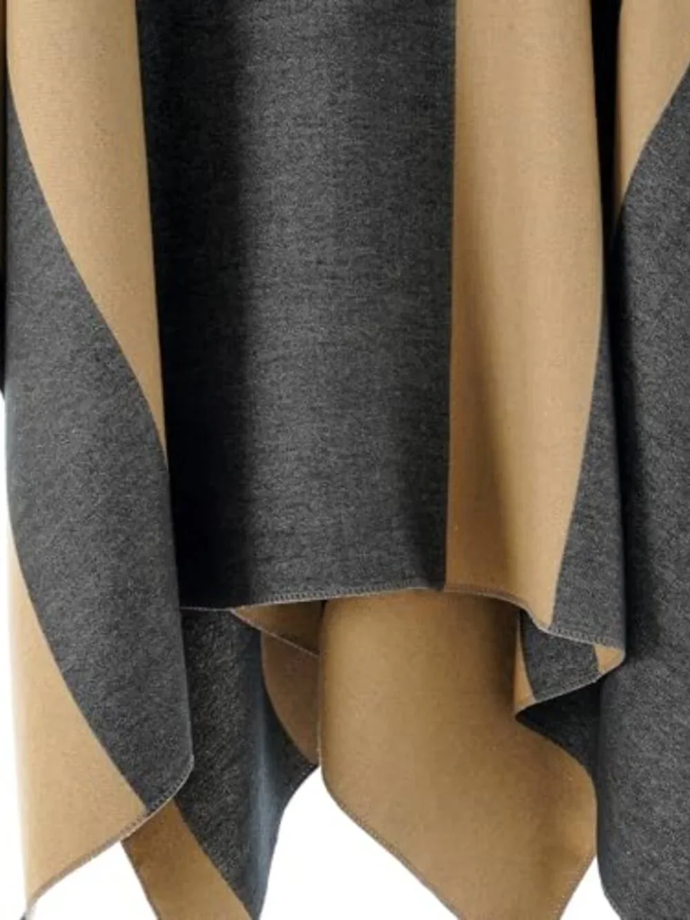 Women's Knit Poncho Wrap Shawl Cape Cardigan Open Front Large Cozy Winter Fall